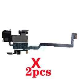 image-AliSunny 2pcs Earpiece Flex Cable for iPhone X XS XR 11 12 Pro Max Ear Sound Speaker Sensor Headset Earphone Parts