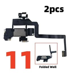 image-AliSunny 2pcs Earpiece Flex Cable for iPhone X XS XR 11 12 Pro Max Ear Sound Speaker Sensor Headset Earphone Parts