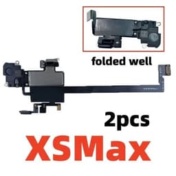 image-AliSunny 2pcs Earpiece Flex Cable for iPhone X XS XR 11 12 Pro Max Ear Sound Speaker Sensor Headset Earphone Parts