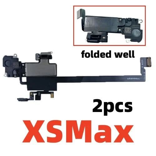 image-AliSunny 2pcs Earpiece Flex Cable for iPhone X XS XR 11 12 Pro Max Ear Sound Speaker Sensor Headset Earphone Parts