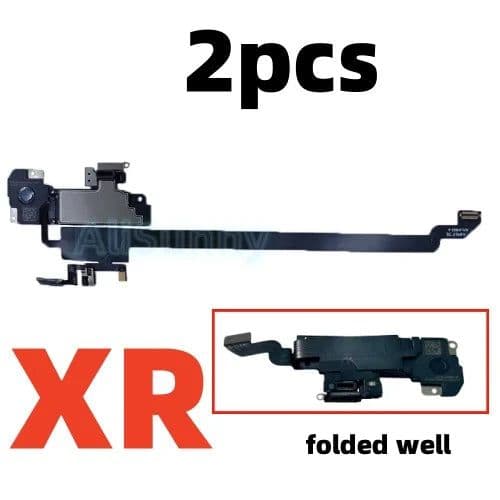 image-AliSunny 2pcs Earpiece Flex Cable for iPhone X XS XR 11 12 Pro Max Ear Sound Speaker Sensor Headset Earphone Parts