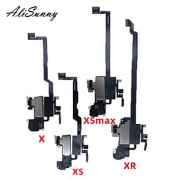 image-AliSunny 2pcs Earpiece Flex Cable for iPhone X XS XR 11 12 Pro Max Ear Sound Speaker Sensor Headset Earphone Parts