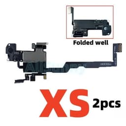 image-AliSunny 2pcs Earpiece Flex Cable for iPhone X XS XR 11 12 Pro Max Ear Sound Speaker Sensor Headset Earphone Parts