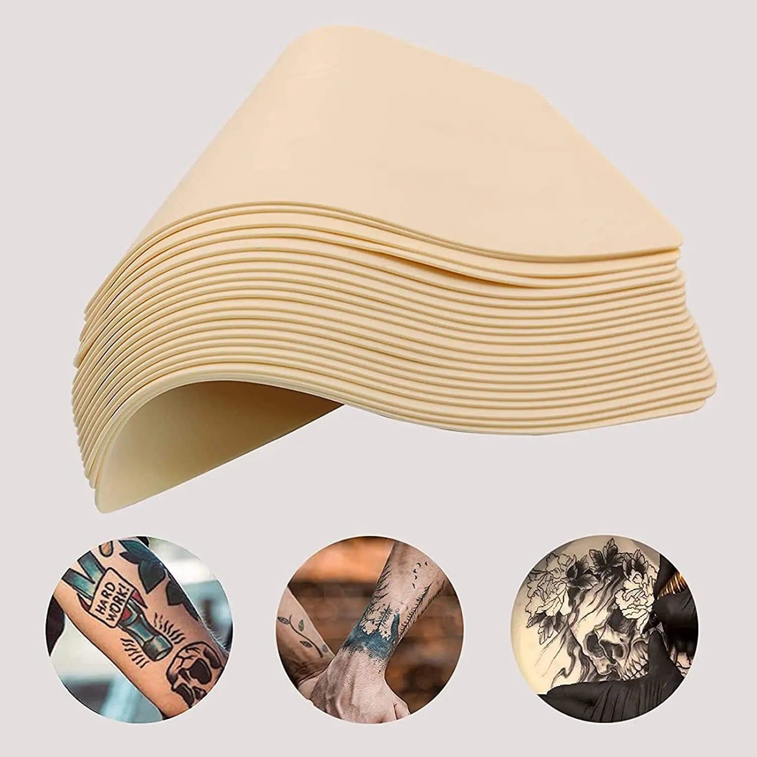 image-3/5/10/15/30PCS Soft Silicone Tattoo Practice Skin Double Permanent Makeup Fake Tattoo Beginner Practice Microblading Accessorie