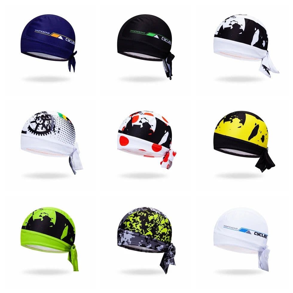 image-2022 Men's Bike Bicycle Cycling Cap Headband Riding Road Women Scarf Bandana Mountain Hat Cap Girls MTB Pirate Scarf Breathable