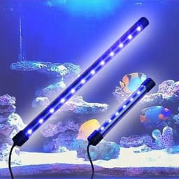 image-Aquarium Fish Tank LED Light Submersible Waterproof Bar Strip Lamp EU Plug New