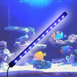 image-Aquarium Fish Tank LED Light Submersible Waterproof Bar Strip Lamp EU Plug New
