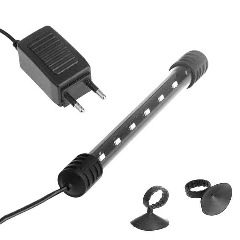 image-Aquarium Fish Tank LED Light Submersible Waterproof Bar Strip Lamp EU Plug New