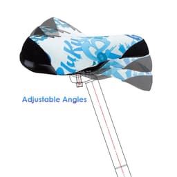 image-Funsea Bicycle Saddle Wheelie Silicon Printing Seat For Bicycles Flannelette Bike Seats Embroidery Logo 8mm Rail