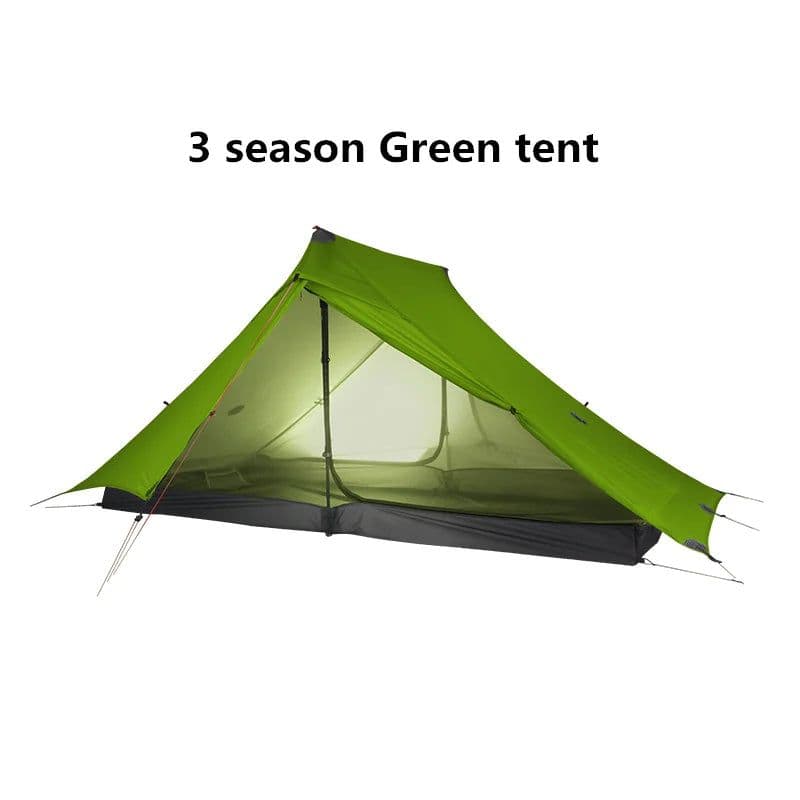 image-3F UL GEAR LanShan 2 pro 2 Person Outdoor Ultralight Camping Tent 3 Season Professional 20D Nylon Both Sides Silicon Tent