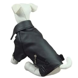 image-Leather Dog Coat Jacket Winter Dog Clothes Outfit Garment Warm Pet Costume Puppy Yorkie Poodle Bichon Schnauzer Pug Clothing