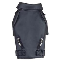 image-Leather Dog Coat Jacket Winter Dog Clothes Outfit Garment Warm Pet Costume Puppy Yorkie Poodle Bichon Schnauzer Pug Clothing