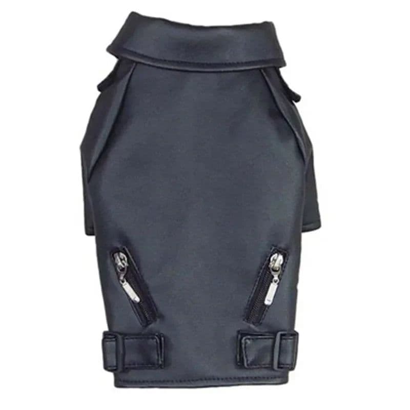 image-Leather Dog Coat Jacket Winter Dog Clothes Outfit Garment Warm Pet Costume Puppy Yorkie Poodle Bichon Schnauzer Pug Clothing