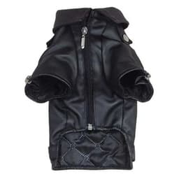 image-Leather Dog Coat Jacket Winter Dog Clothes Outfit Garment Warm Pet Costume Puppy Yorkie Poodle Bichon Schnauzer Pug Clothing