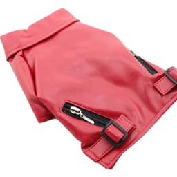 image-Leather Dog Coat Jacket Winter Dog Clothes Outfit Garment Warm Pet Costume Puppy Yorkie Poodle Bichon Schnauzer Pug Clothing