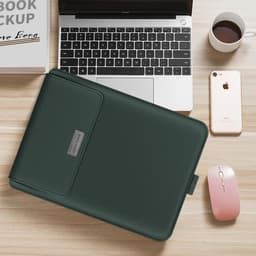 image-For Macbook Pro 13 Bag PU Stand Cover 2022 M2 Air 13.6 Pro 13 2021 Air 13 Pro 16 14 15 Laptop Sleeve Bag for Matebook 14