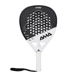 image-AMASPORT Professional Padel Racket 3K/12K/18K Carbon Fiber 3D Surface Diamond/Tear Shape High Blance for Advanced Players