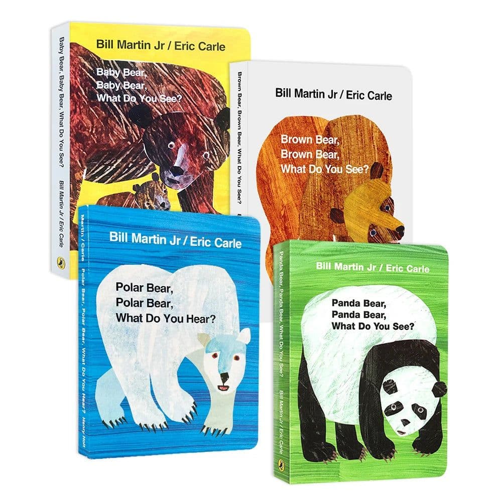 image-Original English Eric Carle Classic Picture Book for Baby Brown Bear Brown Bear What Do You See ? English Books for Children