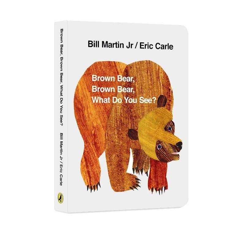image-Original English Eric Carle Classic Picture Book for Baby Brown Bear Brown Bear What Do You See ? English Books for Children