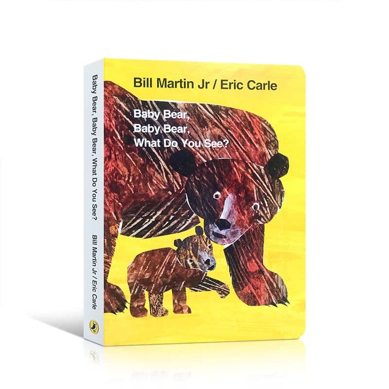 image-Original English Eric Carle Classic Picture Book for Baby Brown Bear Brown Bear What Do You See ? English Books for Children