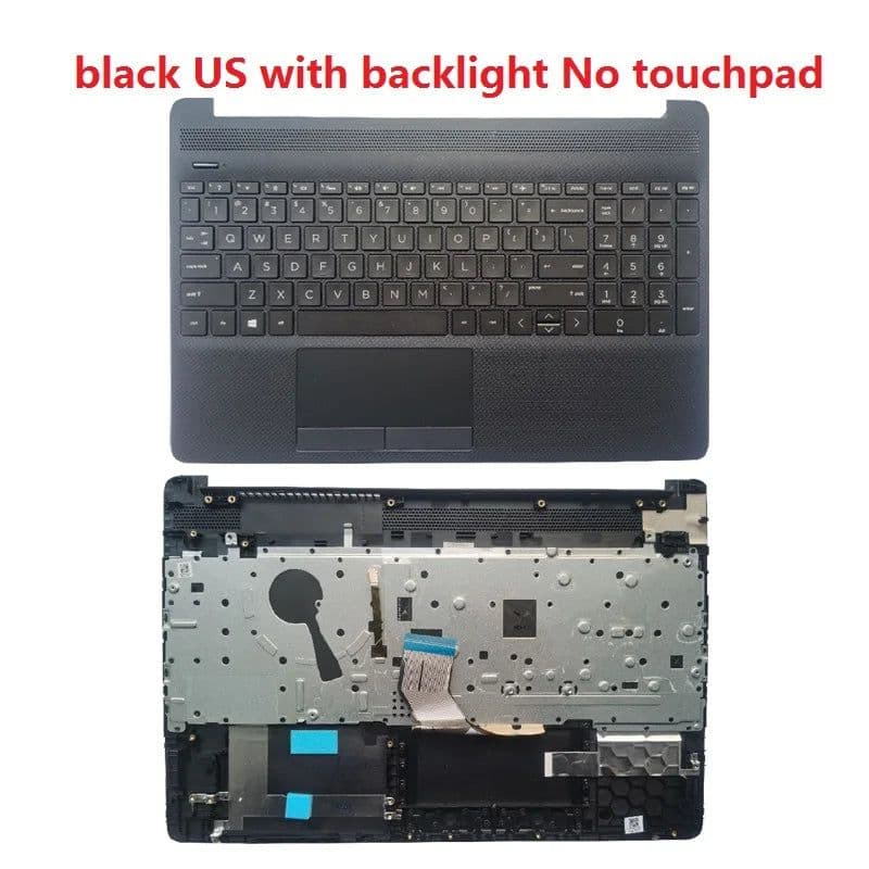 image-For HP 15-DW 15S-DU 15S-DY TPN-C139 250 G8 laptop LCD Back Cover/Front Bezel/Palmrest Upper/BOTTOM CASE L52007-001