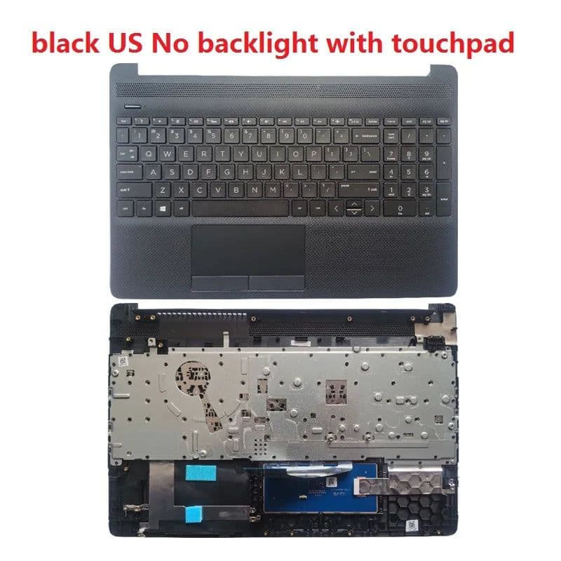 image-For HP 15-DW 15S-DU 15S-DY TPN-C139 250 G8 laptop LCD Back Cover/Front Bezel/Palmrest Upper/BOTTOM CASE L52007-001