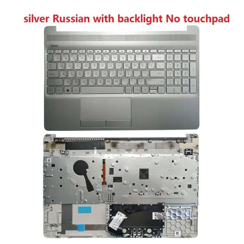 image-For HP 15-DW 15S-DU 15S-DY TPN-C139 250 G8 laptop LCD Back Cover/Front Bezel/Palmrest Upper/BOTTOM CASE L52007-001