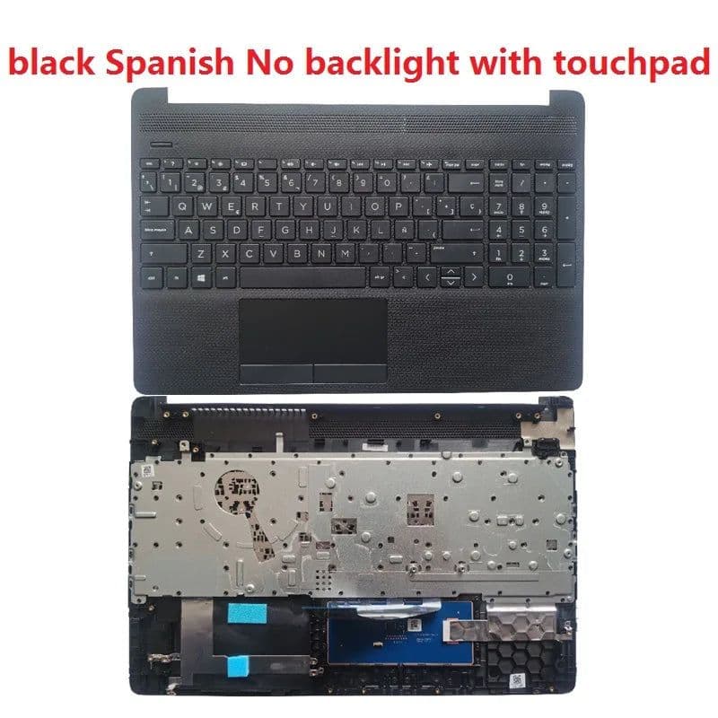 image-For HP 15-DW 15S-DU 15S-DY TPN-C139 250 G8 laptop LCD Back Cover/Front Bezel/Palmrest Upper/BOTTOM CASE L52007-001