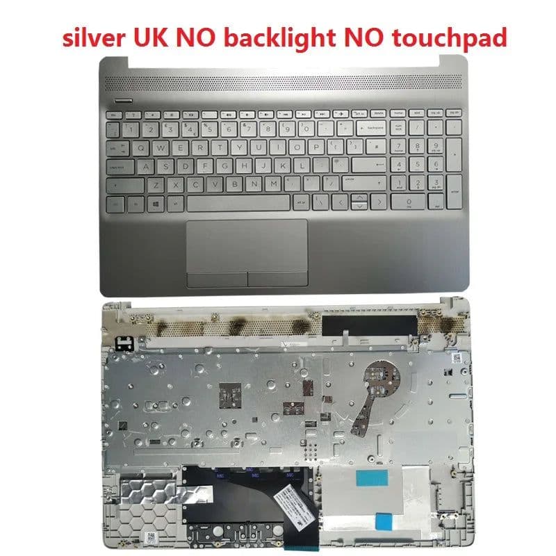 image-For HP 15-DW 15S-DU 15S-DY TPN-C139 250 G8 laptop LCD Back Cover/Front Bezel/Palmrest Upper/BOTTOM CASE L52007-001