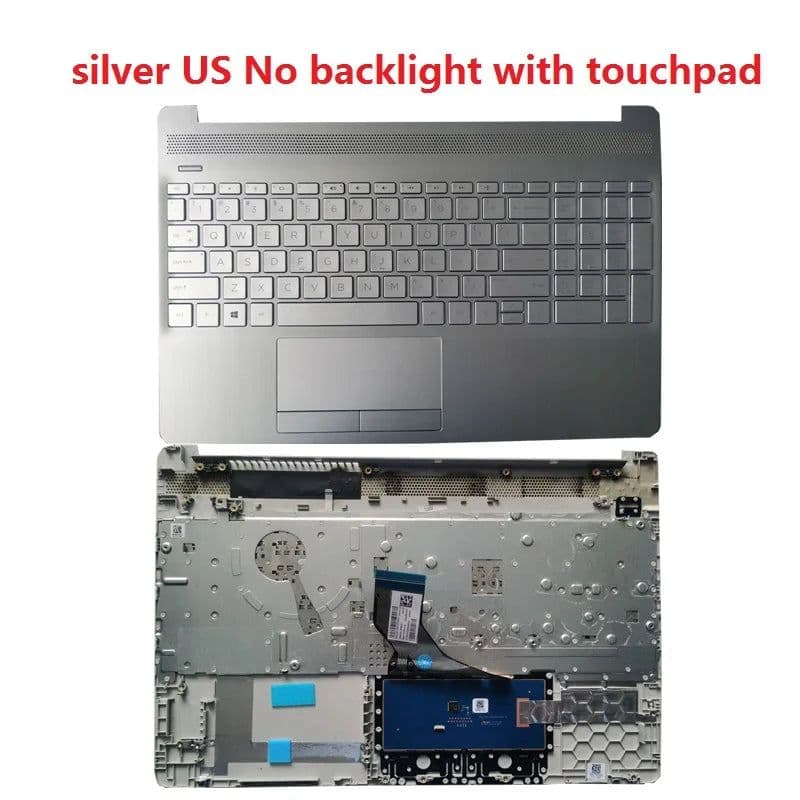 image-For HP 15-DW 15S-DU 15S-DY TPN-C139 250 G8 laptop LCD Back Cover/Front Bezel/Palmrest Upper/BOTTOM CASE L52007-001
