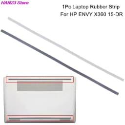image-New 1PCS Rubber Strip Laptop Bottom Shell Cover Foot Pad For HP ENVY X360 15-DR Non-Slip Bumper Feet Strip Laptop Accessories