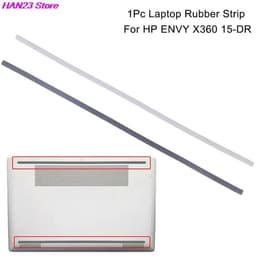 image-New 1PCS Rubber Strip Laptop Bottom Shell Cover Foot Pad For HP ENVY X360 15-DR Non-Slip Bumper Feet Strip Laptop Accessories