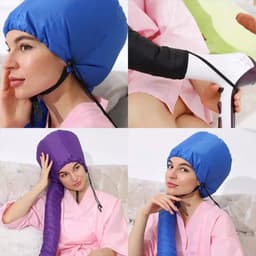 image-Hair Drying Cap Drying Nursing Caps Care Barbershop Salon Adjustable Drying Hood Care Hairdressing Salon Supply Drying Bonnet