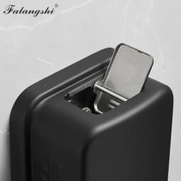 image-Bathroom Liquid Soap Dispenser 500/800/1000ml Wall Mounted Soap Pump 304 Stainless Steel Bathroom Accessories WB8607