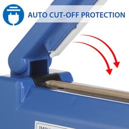 image-Electric Heat Sealing Machine Heat Sealer Hand Press Vacuum Food Plastic Bag Impulse Sealer Packaging Machine for Home Kitchen