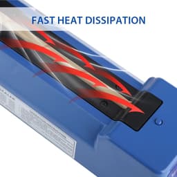 image-Electric Heat Sealing Machine Heat Sealer Hand Press Vacuum Food Plastic Bag Impulse Sealer Packaging Machine for Home Kitchen
