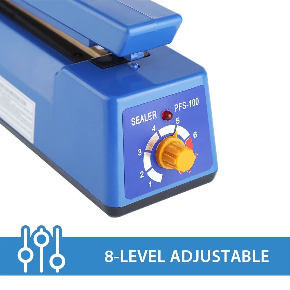 image-Electric Heat Sealing Machine Heat Sealer Hand Press Vacuum Food Plastic Bag Impulse Sealer Packaging Machine for Home Kitchen
