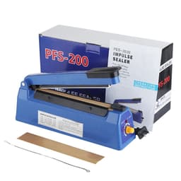 image-Electric Heat Sealing Machine Heat Sealer Hand Press Vacuum Food Plastic Bag Impulse Sealer Packaging Machine for Home Kitchen