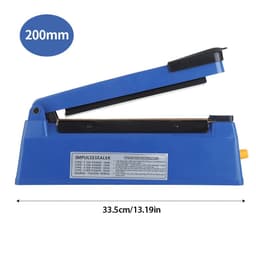 image-Electric Heat Sealing Machine Heat Sealer Hand Press Vacuum Food Plastic Bag Impulse Sealer Packaging Machine for Home Kitchen