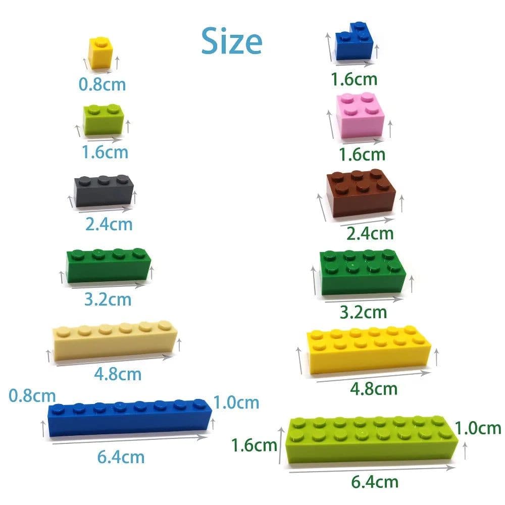 image-200pcs DIY Building Blocks Figure Bricks Ceramic Tile 2x2 Educational Creative Size Compatible With 3068 Toys for Children