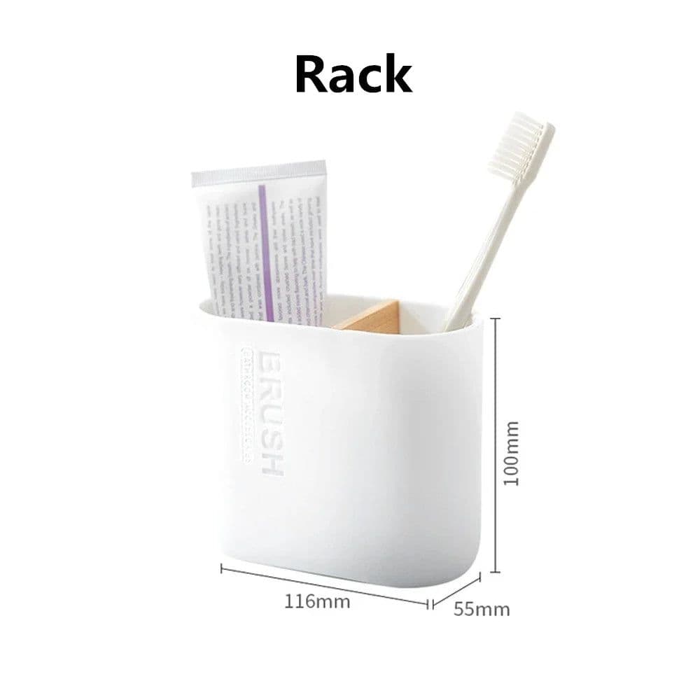 image-Bathroom Accessories Set Designer Soap Lotion Dispenser Toothbrush Holder Soap Dish Tumbler or wood Bottle Cup Black/White/gray