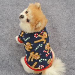 image-Winter Warm Pet Coat Christmas Dog Clothes For Small Dogs Chihuahua Pug Snowflake Snowman Printed Puppy Cat Clothing Ropa Perro