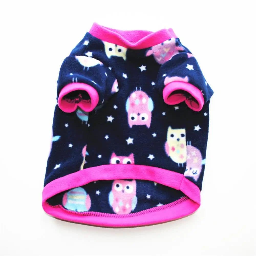 image-Winter Warm Pet Coat Christmas Dog Clothes For Small Dogs Chihuahua Pug Snowflake Snowman Printed Puppy Cat Clothing Ropa Perro