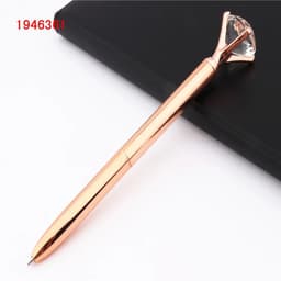 image-Fashion 095 Big Carat Large Diamond Crystal Business office Ballpoint Pens Pen For School Stationery Office Supplies