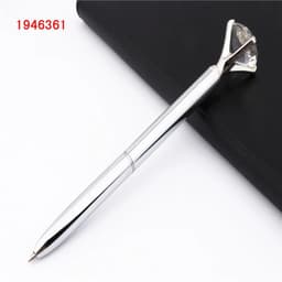 image-Fashion 095 Big Carat Large Diamond Crystal Business office Ballpoint Pens Pen For School Stationery Office Supplies