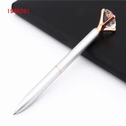 image-Fashion 095 Big Carat Large Diamond Crystal Business office Ballpoint Pens Pen For School Stationery Office Supplies