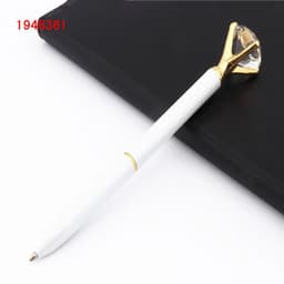 image-Fashion 095 Big Carat Large Diamond Crystal Business office Ballpoint Pens Pen For School Stationery Office Supplies