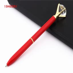 image-Fashion 095 Big Carat Large Diamond Crystal Business office Ballpoint Pens Pen For School Stationery Office Supplies