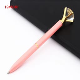 image-Fashion 095 Big Carat Large Diamond Crystal Business office Ballpoint Pens Pen For School Stationery Office Supplies