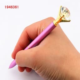 image-Fashion 095 Big Carat Large Diamond Crystal Business office Ballpoint Pens Pen For School Stationery Office Supplies